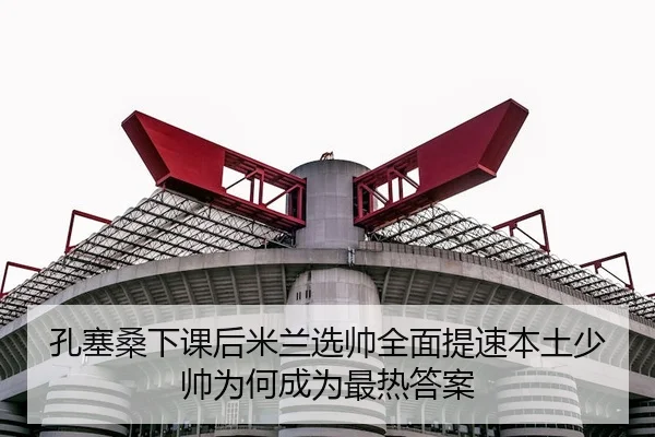 孔塞桑下课后米兰选帅全面提速本土少帅为何成为最热答案（mangguo app）